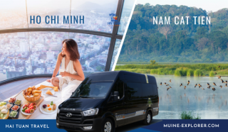 Cat Tien National Park To Ho Chi Minh Private Limousine 9 Seater