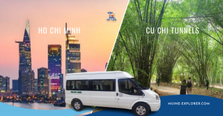 Ho Chi Minh To Cu Chi Tunnels Private Car 16 Seater (Round Trip)